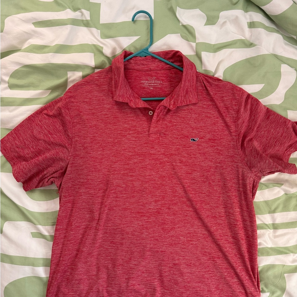 Vineyard Vines Classic Red Polo Shirt